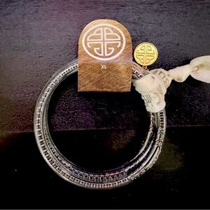 BuDhaGirl Black Spinel - Three Queens All Weather Bangles